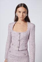 Load image into Gallery viewer, FAB2015-F2762 / Sequin tweed cropped jacket