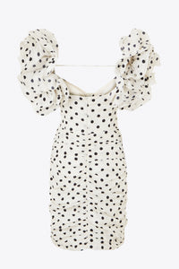 .Do not buy - Polka dot taffeta mini dress black