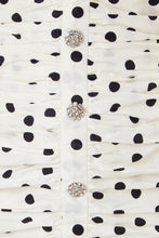 Carica l&#39;immagine nel visualizzatore di Gallery, .Do not buy - Polka dot taffeta mini dress black