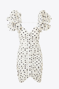 .Do not buy - Polka dot taffeta mini dress black