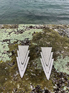 FABA2044-J004 / Three triangles earrings