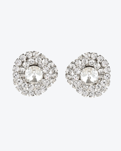 FABA2025-J004 / Crystal torchon earrings