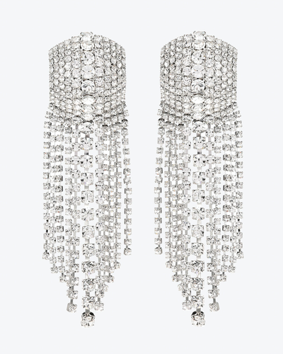 FABA2008-J004 / Crystal cascade earrings