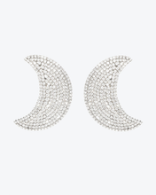 Load image into Gallery viewer, FABA2067-J004 / Moon crystal earrings