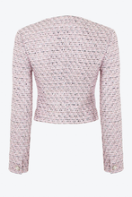 Load image into Gallery viewer, FAB2015-F2762 / Sequin tweed cropped jacket