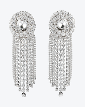 Load image into Gallery viewer, FABA2007-J004 / Crystal torchon with cascade earrings