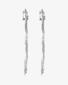 FABA2061-J004 / Crystal snakes earrings