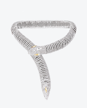 Load image into Gallery viewer, FABA2062-J004 / Crystal snake necklace