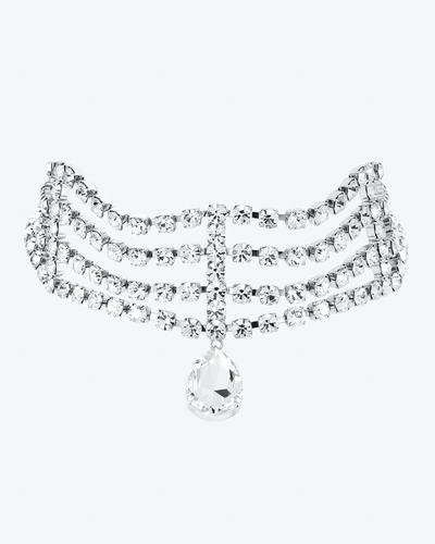 FABA2013-J004 / Crystal choker with pendant