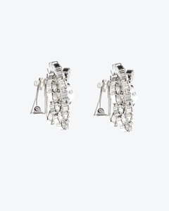 FABA2025-J004 / Crystal torchon earrings