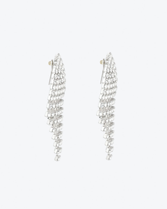 FABA2010-J004 / Half circle with cascade earrings