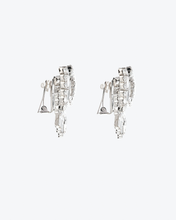 Load image into Gallery viewer, FABA2063-J004 / Little bow crystal earrings