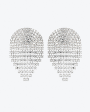 Load image into Gallery viewer, FABA2010-J004 / Half circle with cascade earrings